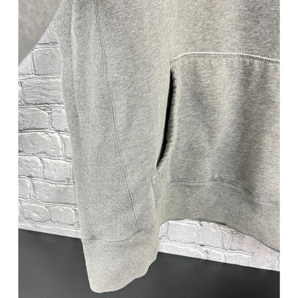 Vtg Abercrombie Fitch Hoodie Men’s XL Spell Out Pullover Gray 90s Y2K Sweatshirt - Picture 7 of 11